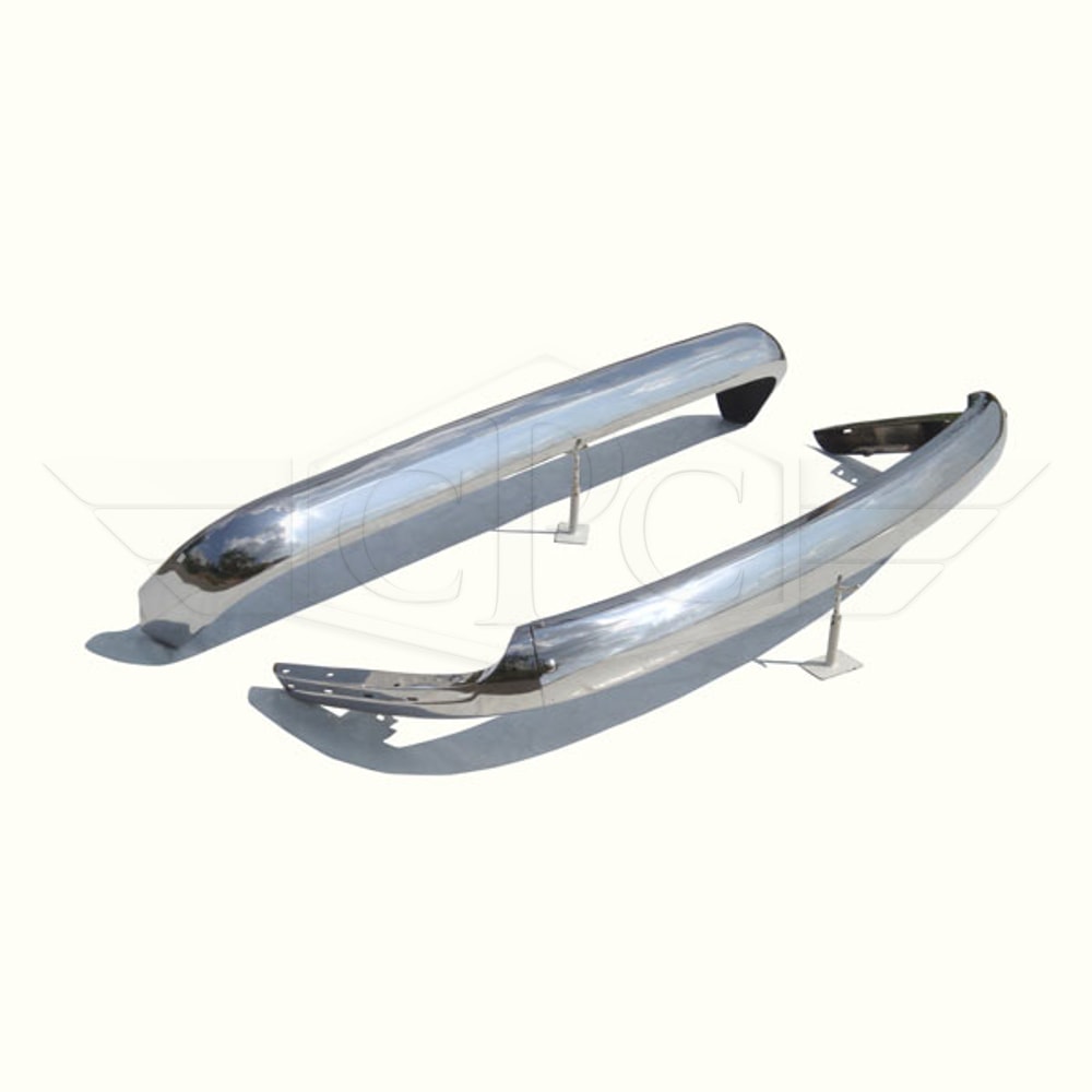 Para-choques Volkswagen Pão de Forma Bay Window (1968–1972) - Kit completo