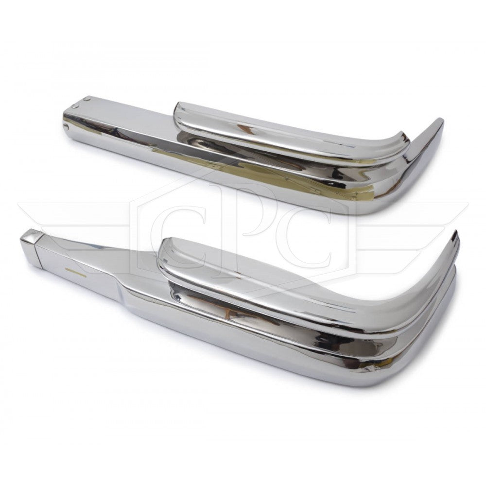 Pare-chocs Mercedes W111 W112 Coupé & Cabriolet (1960–1971) - Kit complet – photo 2