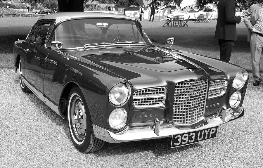 FACEL VEGA : Facel Vega HK500 de 1961, photo récente, CC BY-SA 4.0 (Wikimedia Commons)