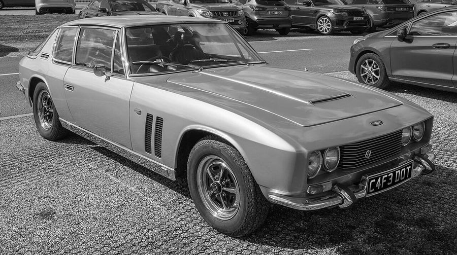 JENSEN : Jensen FF de 1968, photo récente, CC BY-SA 4.0 (Wikimedia Commons)